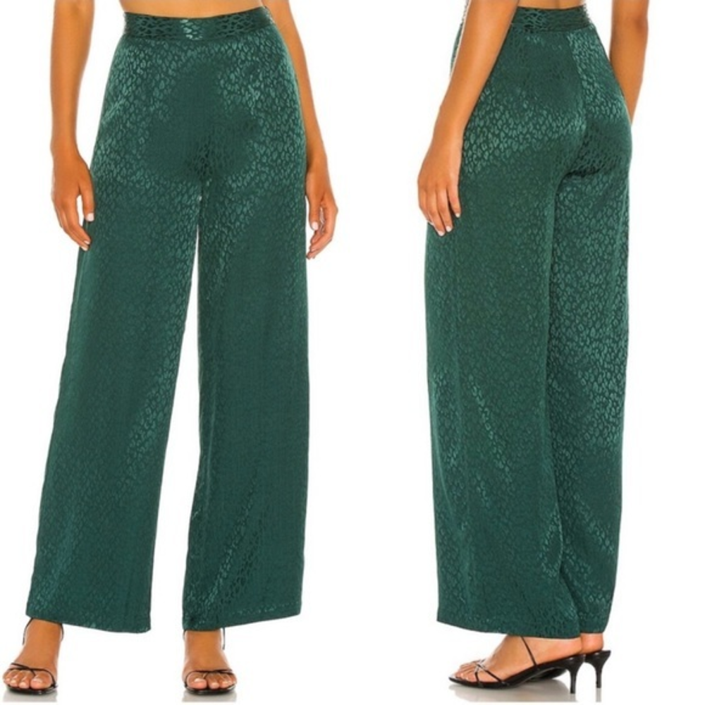 NWOT L*SPACE Harlow Wide Leg Pant in Ultramarine‎ Size 2